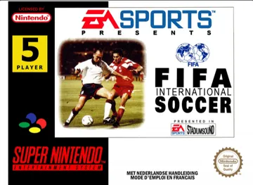 FIFA International Soccer (Europe) box cover front